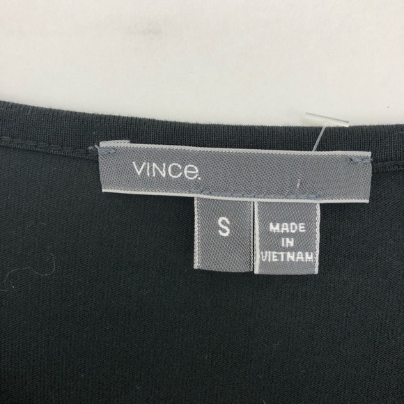 Vince Perferated Sleeve Inset Tee Top Small - Picture 5 of 5